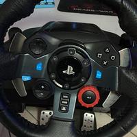 sterzo logitech g29 per playstation e pedane