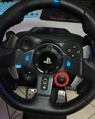 sterzo logitech g29 per playstation e pedane