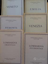 Guide Touring Club " Attraverso l'Italia"  11 Vol.