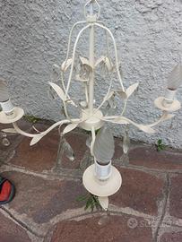 lampadario vintage/shabby chic 