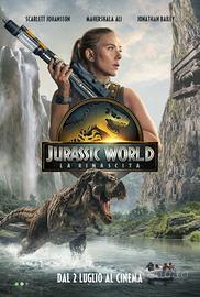  JURASSIK  WORLD LA RINASCITA  locandina cinema