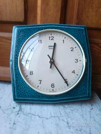 orologio vintage in ceramica Wehrle anni 60