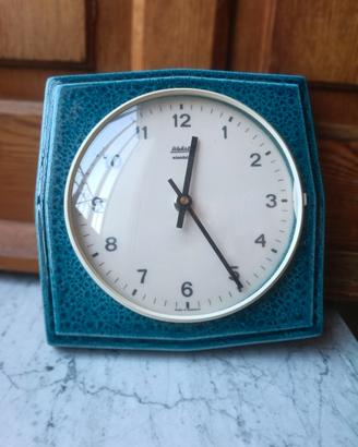 orologio vintage in ceramica Wehrle anni 60