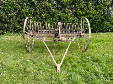 Rastrello trainato - seminatrice - epoca