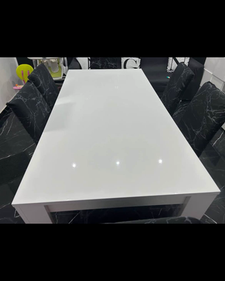 Tavolo bianco lucido 180