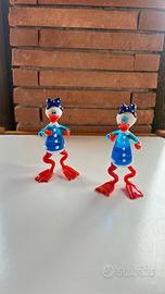 Coppia paperelle vetro stile Murano