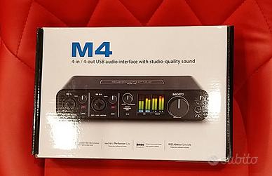 SCHEDA AUDIO MOTU M4 NUOVISSIMA ANCORA IMBALLATA