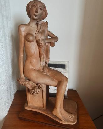 Statua terracotta Pippo Giardina 