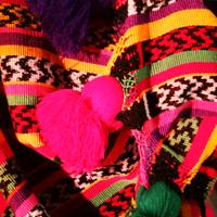 grande scialle Runner multicolor