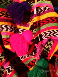 grande scialle Runner multicolor