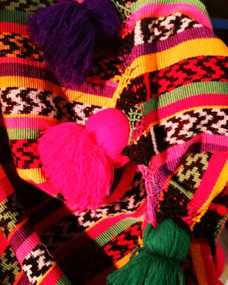 grande scialle Runner multicolor