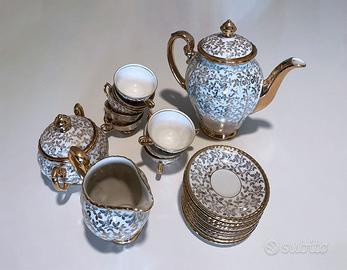 Antico set da tè caffè in porcellana Bavaria 1950