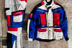 Giacca pantalone moto completo XL enduro adventure