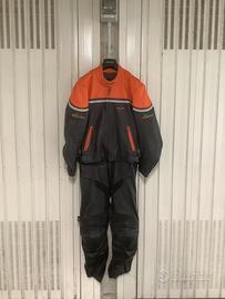 Tuta in pelle da uomo