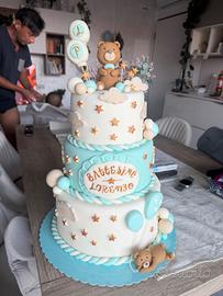 Torta battesimo Lorenzo 