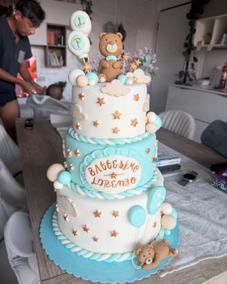 Torta battesimo Lorenzo 