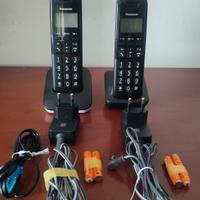 coppia telefoni cordless Panasonic