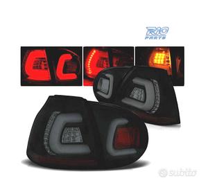 FANALI VOLKSWAGEN VW GOLF 5 03-09 BAR LED NERO FUM