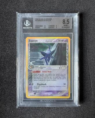 Espeon 4/113 Ex delta Species - Beckett 8.5