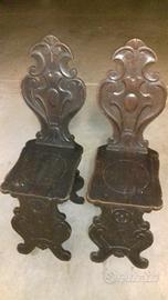 Sedie artigianali "arte povera Abruzzo" 900