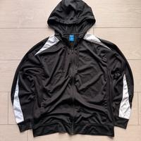 Reebok Vintage Hoodie Zip XL Black Track Jacket