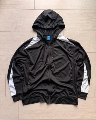 Reebok Vintage Hoodie Zip XL Black Track Jacket