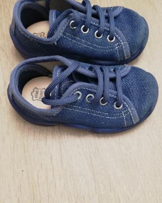 Scarpine Chicco in jeans n. 19