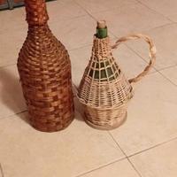 Bottiglie in paglia