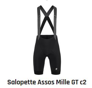 Salpoette x ciclismo ASSOS Mod. Mille GT C2