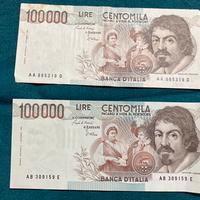 Banconote da 100 mila lire