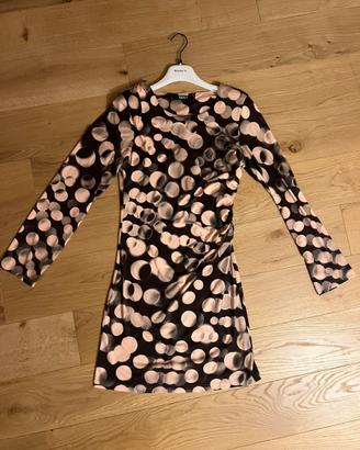 Abito Pois Siste’s con arricciatura su un fianco