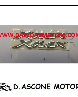 Coppia adesivi Xmax 125 250 400 argento