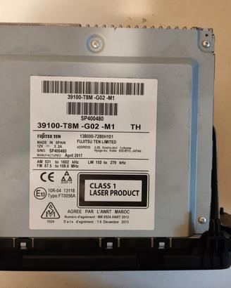 car stero honda hrv 2015-2018