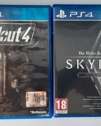 Fallout 4 + Skyrim PS4
