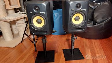 Monitor studio KRK Rokit 6 +stativi/piedi/supporto