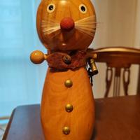 salvadanaio a forma di gatto vintage