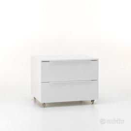 Cassettiera con Ruote Bianca TFT LINS