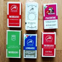 Mazzi di carte da gioco regionali Modiano.