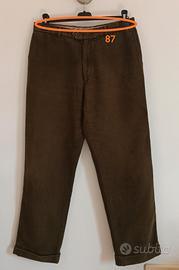Pantaloni velutto a coste tg 48