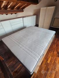 Materasso IKEA HÖVÅG + rete a doghe 160×220 cm