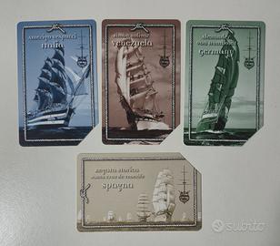 Schede telefoniche serie Vele Spiegate