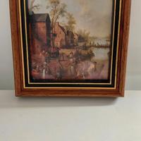 Quadretto Cromolitografia Seta Artitalia