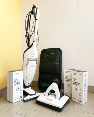 Folletto VK220S + Lavapavimenti + Borsa Accessori
