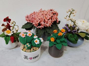 Fiori uncinetto amigurumi