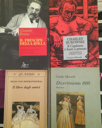 Lotto di 4 libri Adelphi  Feltrinelli Morselli