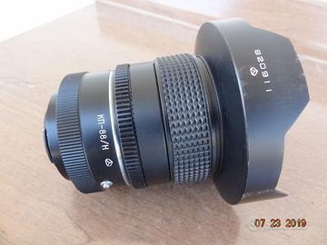 Obiettivo Fisheye russo per Kiew 88 F3,5 30mm