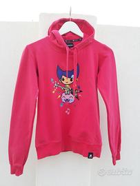 Felpa +cappuccio  cotone rosa fucsia S.Tokidoki