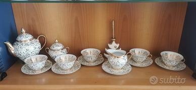 Porcellane "Bavaria Fash" set da tè, oro, decorato