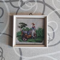 Quadro di perline inizi '900