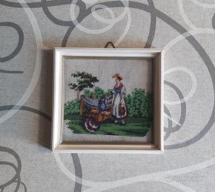 Quadro di perline inizi '900